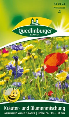Produktbild von Kräuter- und Blumenmischung | Blumensamenmischung von Quedlinburger