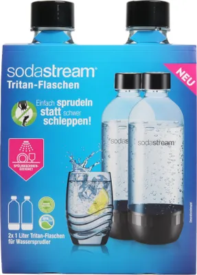 Produktbild von SodaStream DuoPack 2x 1L Tritan-Flasche