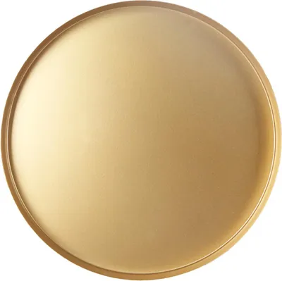 Produktbild von Dekotablett Metall Ø 30 x 3 cm gold