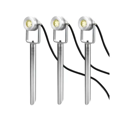 Obrázok produktu pre Sada vonkajších bodových svietidiel s integrovanými LED diódami 6 x 0,1 Spenny Garden Zone