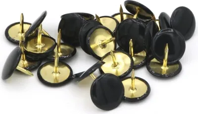 Produktbild von Alco Reißnagel SUN Metall Ø 9,5mm schwarz 1000 ST