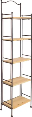Produktbild von Landhausregal Eisenregal BORDO 174 mit Holzböden
