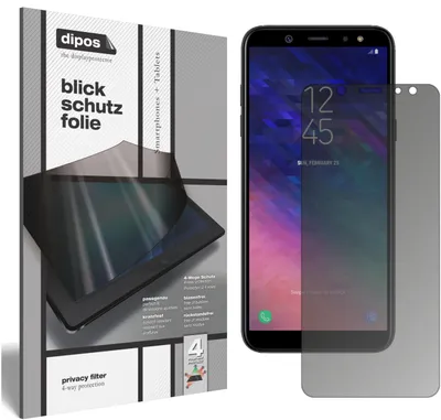 Produktbild von Schutzfolie für Samsung Galaxy A6 Blickschutzfolie matt Folie Display Schutz