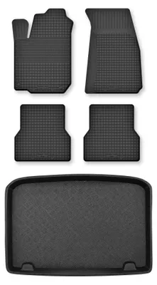Immagine prodotto di Tappetini a vasca + bagagliaio per Renault Clio IV 2012-2019 hatchback 5 pezzi