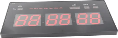 Obrázek produktu pro Nástěnné digitální hodiny LED Elektrický kalendář Nástěnné hodiny s Noctilucence Home Ložnice Kancelář