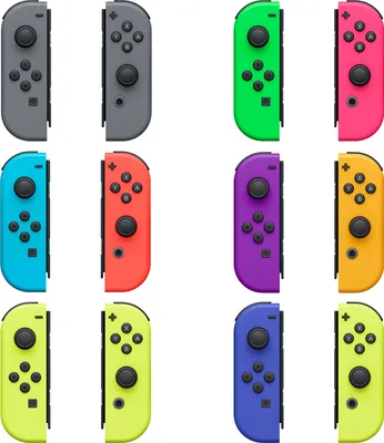 Produktbild von Nintendo Switch Controller - Joy-Con 2er-Set Neon-Rot/Neon-Blau; 2510166