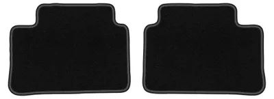 Image de Tapis arrière en moquette pour Nissan Pixo 2008-2013 (à hayon) – 2 pièces, noirs, sur mesure – Wielganizator LUX