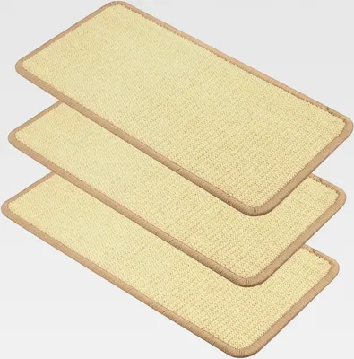 Produktbild von 3 Stück Sisal Kratzbretter Katzen Kratzbrett Wand, 50 x 25cm Kratzmatte Katzenkratzbretter, Kratzteppich Katze Sisalteppich Schützt Ihre Sofas, Möbel, Teppiche und Wände vor Kratzern