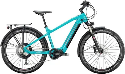 Immagine prodotto di BRENNABOR A-96e, Diamant, 27,5", verde acqua / bordeaux, 1x10 velocità SHIMANO "La...