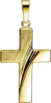 Produktbild von Anhänger-Kreuz Goldkreuz für Damen, Herren und Kinder als Kettenanhänger 333 Gold 8 Karat