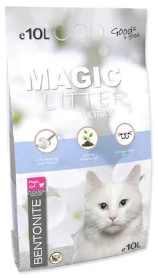 Immagine prodotto di MAGIC PEARLS lettiera per gatti Bentonite Ultra White 10L