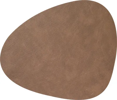 Produktbild von LIND DNA CLOUD Tischset Curve L brown 37 x 44 cm