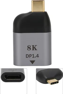 Image de EBTOOLS Type portable -C -C f��r Adaptateur f��r Sortie vidéo 8K Convertisseur compact métallique Compatible avec, OS X