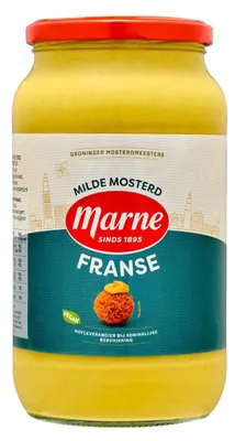 Obrázek produktu pro Marne Francouzská hořčice Mild 1000g – jemná francouzská hořčice, omáčka