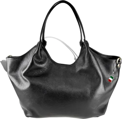 Immagine prodotto di Florence borsa da donna, borsa a tracolla in pelle nera D2OTM109S