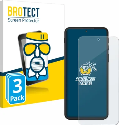 Produktbild von 3x BROTECT Entspiegelungs Schutzglas für Shiftphones Shiftphone 8.1 Schutzfolie Panzer Folie Glas Display Schutz matt