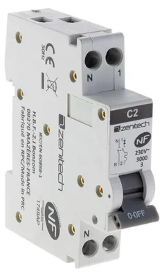 Productafbeelding van Wisselschakelaar 1/2 module - Wit - Simplea