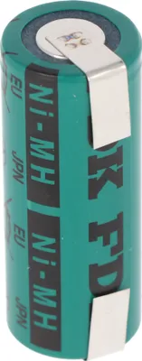 Produktbild von Sanyo HR-4/5AU NiMH Akku 2150mAh 4/5A, 43x17mm mit Lötfahne in U-Form