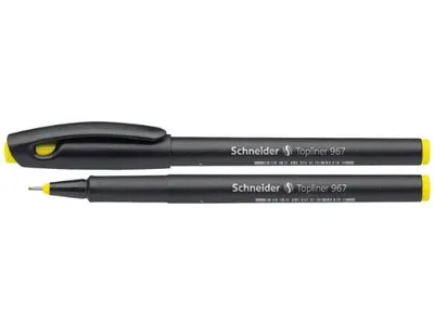 Produktbild von Schneider Fineliner Topliner 967 gelb, Strichstärke 0,4 mm
