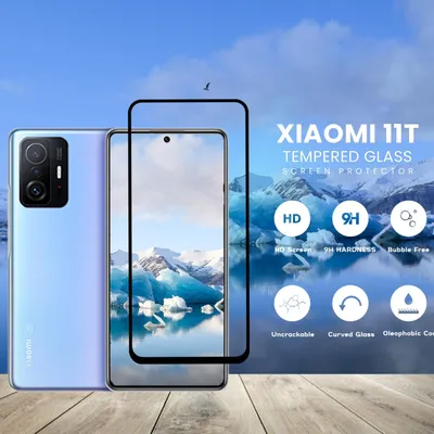 Produktbild von 1-Pack Xiaomi 11T 5G Displayschutzfolie - Gehärtetes Glas 9H - Super Qualität 3D