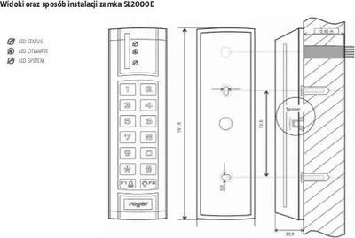 Obrázek produktu pro Roger Combination Lock Sl2000E
