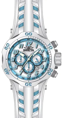Produktbild von Invicta Venom 50511 Herrenuhr - Quarzwerk - Edelstahl mit blauem Zifferblatt - 52 mm