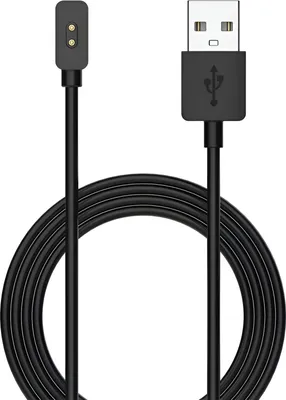 Obrázek produktu pro Avizar, nabíječka pro Xiaomi Mi Band 8 USB silikonový kabel 60cm, černá