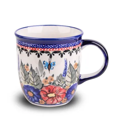 Produktbild von Bunzlauer Keramik TASSE BECHER Keramiktasse Kaffeetasse Keramikbecher 400 ml