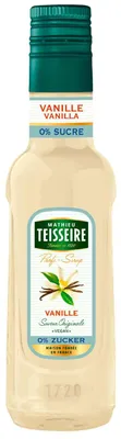 Zdjęcie produktu dla Syrop do napojów Mathieu Teisseire Vanilla 0% cukru 0,25 l (opakowanie 1 szt.)