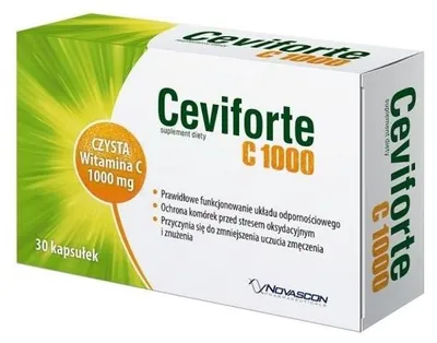 Imagen del producto de CEVIFORTE Vitamina C 1000, para el sistema inmunológico, 30 cápsulas.