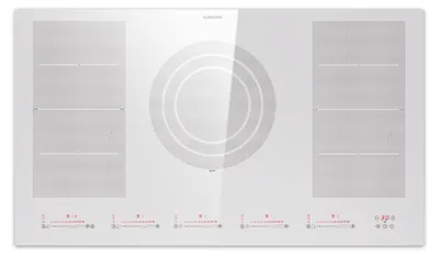 Image de Klarstein Plaque Induction en Céramique de 9600W, Plaque de Cuisson Electrique à Induction, Plaque Induction 5 Feux, Tables de Cuisson, Plaques chauffantes Flex Zone, Rechaud Electrique Cuisine