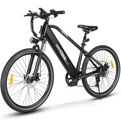 Produktbild von Samebike 27.5" E-Bike, Elektrofahrrad Trekkingrad e-City Fahrrad Citybike mit 36V 15Ah Lithium Batterie für große Reichweite RS-A01Men Schwarz