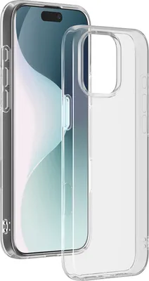 Produktbild von BigBen, Hülle für iPhone 16 Pro Flexibel SiliSoft Vergilbungsfrei, Transparent