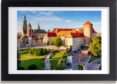 Produktbild von Bild 30x20 MDF-Rahmen, Wandkunst Krakau, Polen