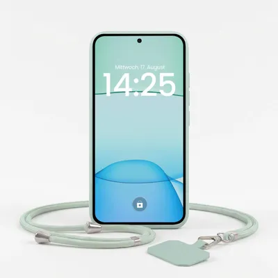 Produktbild von Handyhülle für Xiaomi Redmi 13 mit Handykette Band Kordel Hülle Case Schutzhülle Türkis