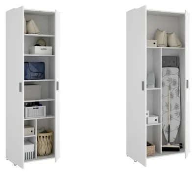 Immagine prodotto di Veruno - Armadio Multiuso Grande, 139x190h cm Bianco, Modulabile