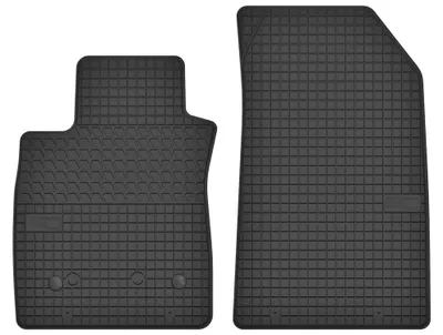 Image de Tapis avant en caoutchouc pour Renault Clio IV 2012-2020 (Grandtour/break/hayon) – 2 pièces, noirs, sur mesure
