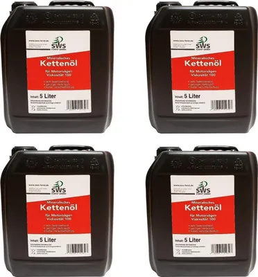 Produktbild von 4 x 5 Liter SUPER-OIL Kettenöl Sägekettenöl mit Haftzusatz im Kanister