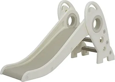 Image de Toboggan pour enfants - Slalom d'extérieur - 125 x 33 x 64,5 cm - 5,5 kg - Blanc et gris