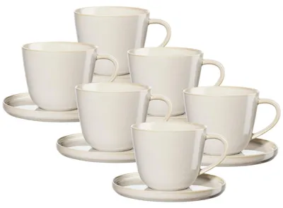 Produktbild von ASA COPPA Kaffeetasse m.U. tofu 0,25l Set6