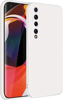 Produktbild von Xiaomi Mi 10 Hülle, LaimTop Slim Liquid Silikon Gel Gummi Schutzhülle für Xiaomi Mi 10 Weiß