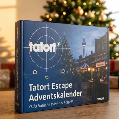 Produktbild von FRANZIS 67277 - Tatort Escape Adventskalender: O du tödliche Weihnachtszeit