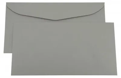Produktbild von Kaenguruh 125*235 mm. Kuvertierbriefumschlag, ASK, nassklebend, recycling grau 80 g