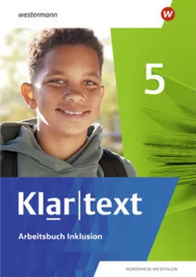 Obrázek produktu pro Klartext 5. Arbeitsbuch Inklusion. Differenzierende Ausgabe für Nordrhein-Westfalen