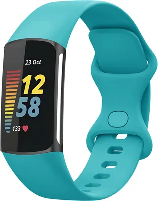 Produktbild von imoshion Silikonband für das Fitbit Charge 5 / 6 - L - Türkis