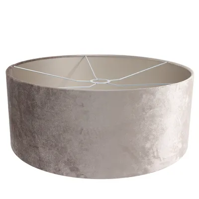 Produktbild von Steinhauer Lampenschirm/ Leuchtenschirm Velours Taupe 50x50cm