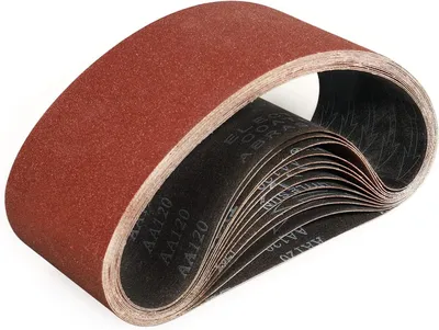 Produktbild von Schleifbänder 100 x 610 mm – 12 Stück Schleifbänder mit Körnung 120 zum Schleifen und Polieren mit Bandschleifer
