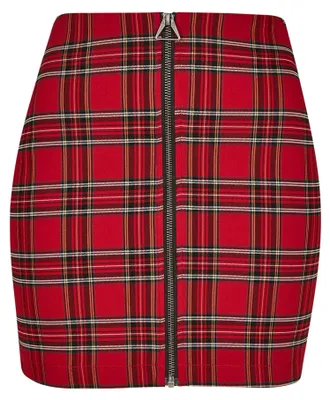 Produktbild von Urban Classics - Rock für Damen TN114 (M) (Rot/Schwarz)