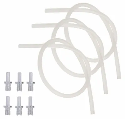 Productafbeelding van Melkslang (3 stuks) en aansluitnippels (6 stuks) voor volautomatische koffiemachines - compatibel met Jura volautomatische machines, type Impressa Giga