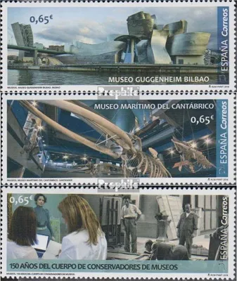 Produktbild von Briefmarken Spanien 2018 Mi 5241-5243 (kompl.Ausg.) postfrisch Museen